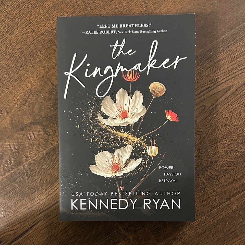 Barnes & Noble The Kingmaker Book with Black and White Cover